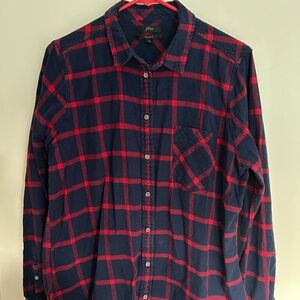 J Crew Flannel Button Down